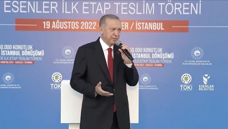 Erdoğan: İstanbul’da 300 bin konutu dönüştürerek tarihi bir başarıya imza attık