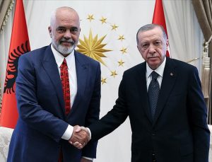 Cumhurbaşkanı Erdoğan, Arnavutluk Başbakanı Rama’yı kabul etti