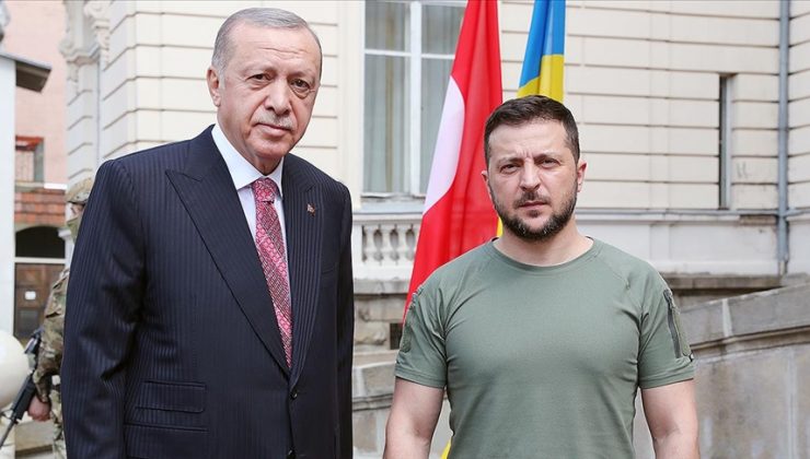 Cumhurbaşkanı Erdoğan, Ukrayna Devlet Başkanı Zelenskiy ile bir araya geldi