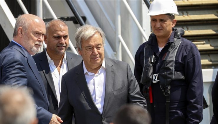 BM Genel Sekreteri Guterres, Zeyport’ta denetimlerde bulundu