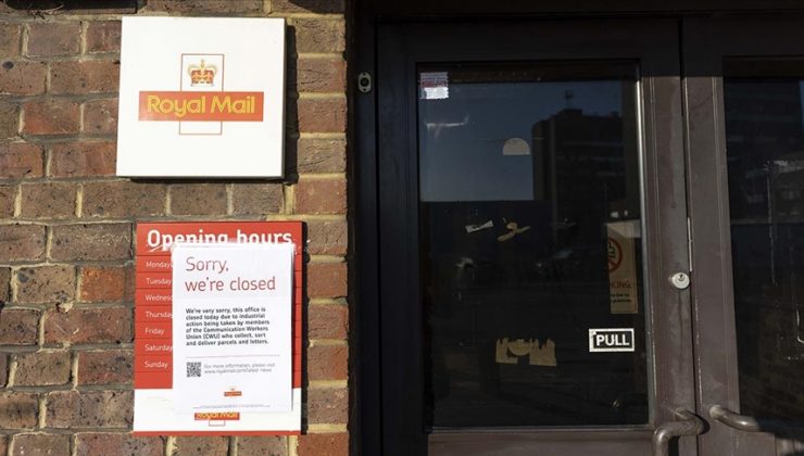 İngiltere’de 115 bin postane çalışanından iş bırakma eylemi