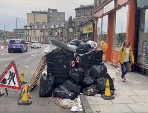 İskoçya’da temizlik işçileri grevi sürüyor