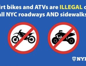New York Polisi’nden motosiklet ve ATV uyarısı