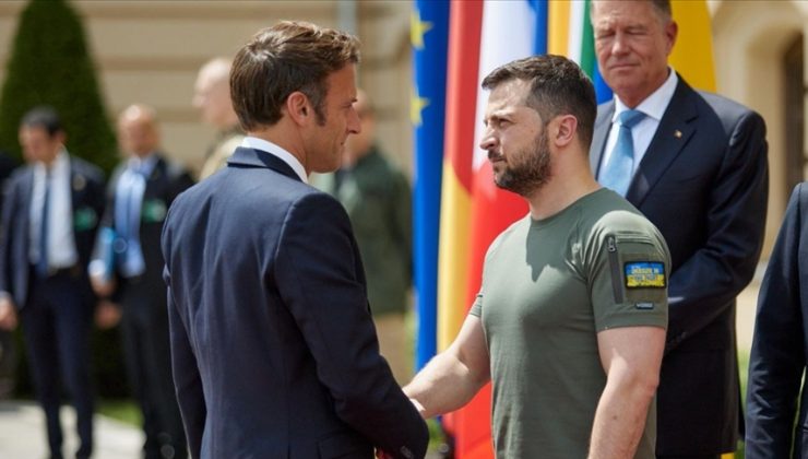 Macron ‘tahıl gemisi’ ve ‘Rus dezenformasyonu’ konularında Zelenskiy’le telefonda görüştü