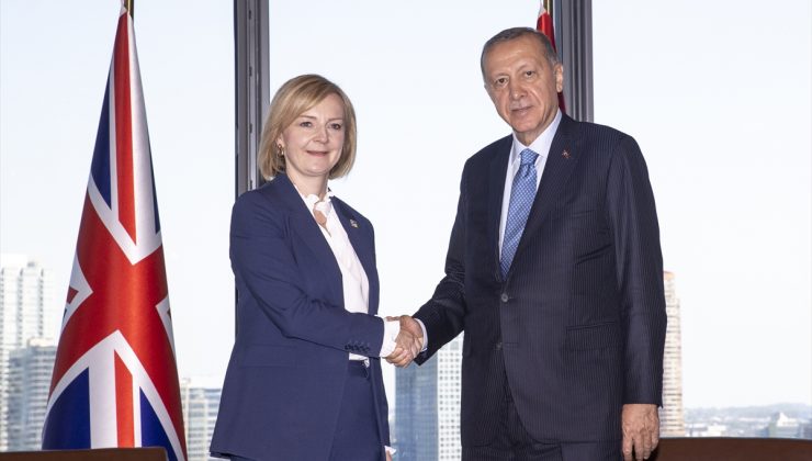 Cumhurbaşkanı Erdoğan İngiltere Başbakanı Truss’ı kabul etti