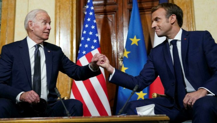 Biden ile Macron’un stratejik görüşmesi ABD’de