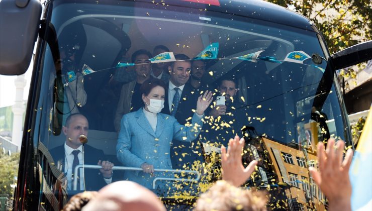 İYİ Parti Genel Başkanı Akşener’den İstanbul’da esnaf ziyareti