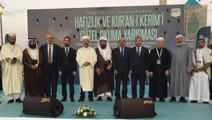 Türkiye Uluslararası 8. Hafızlık ve Kur’an-ı Kerim’i Güzel Okuma Yarışması Konya’da başladı
