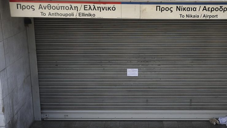Atina’da toplu ulaşım çalışanları grevde