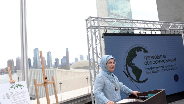 Emine Erdoğan: ‘Sıfır atıkla mücadele’ tecrübelerimizi her ülkeyle paylaşmaya hazırız