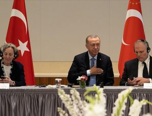 Cumhurbaşkanı Erdoğan, Amerikan Yahudi Toplumu Çatı Kuruluşları temsilcilerini kabul etti