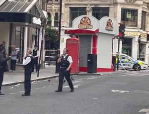 Londra’nın merkezinde iki polis bıçaklandı