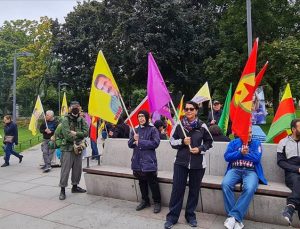 İsveç’te terör örgütü YPG/PKK yandaşları gösteri yaptı