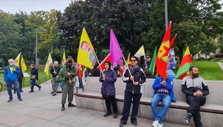 İsveç’te terör örgütü YPG/PKK yandaşları gösteri yaptı