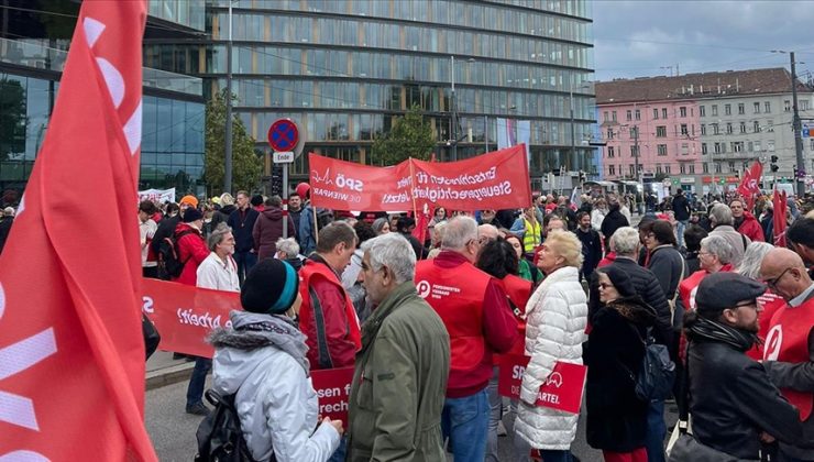 Avusturya’da hayat pahalılığı protesto edildi