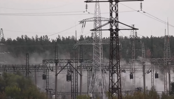 Rus güçleri Ukrayna’da elektrik santralini vurdu