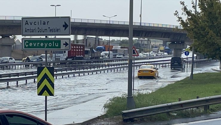 İstanbul’da sağanak etkili oluyor