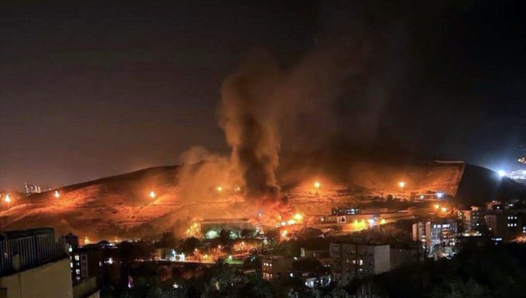 İran’da hapishanede yangın! Silah sesleri yükseldi