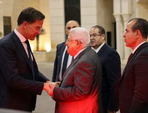 Abbas, Ramallah’ta Hollanda Başbakanı Rutte ile Filistin meselesini görüştü