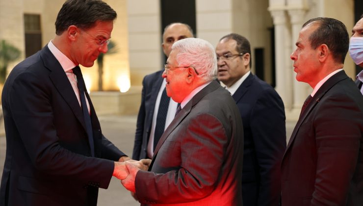 Abbas, Ramallah’ta Hollanda Başbakanı Rutte ile Filistin meselesini görüştü