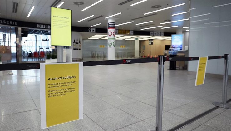Brüksel Güney Havalimanı’nda grev kaosu yaşanıyor