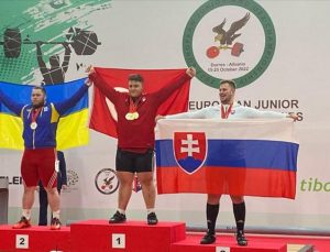 Ali Oflaz halterde Avrupa şampiyonu oldu