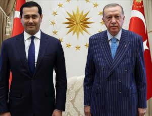 Erdoğan, Özbekistan Cumhurbaşkanı Yardımcısı Umurzakov’u kabul etti