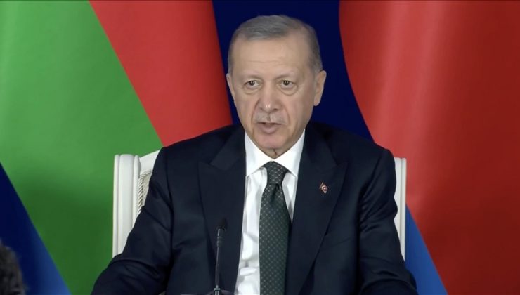 Cumhurbaşkanı Erdoğan: Tüm projelerde Azerbaycan’ın yanında olmaya hazırız