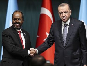 Erdoğan, Somali Cumhurbaşkanı Mahmud ile görüştü