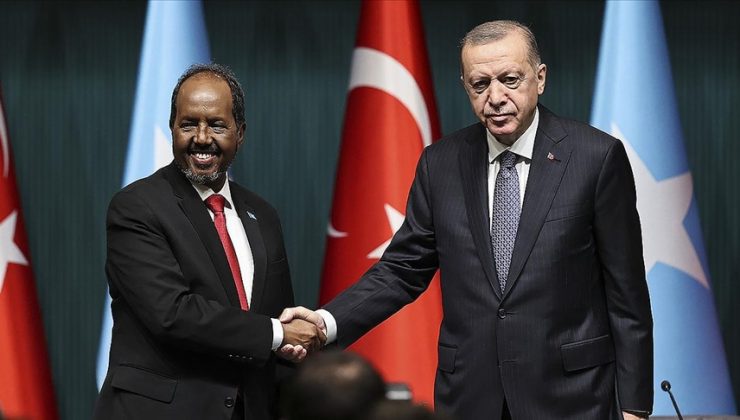 Erdoğan, Somali Cumhurbaşkanı Mahmud ile görüştü