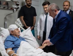 TBMM Başkanı Şentop, Binali Yıldırım’ı hastanede ziyaret etti