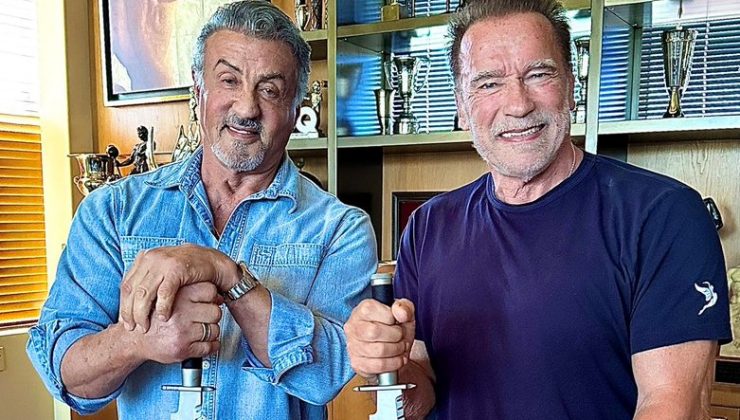 Schwarzenegger ve Stallone’den ‘Cadılar Bayramı’ mesajı