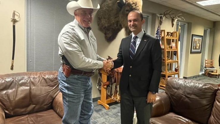 Başkonsolos Varlı, Collin County şerifi ile bir araya geldi