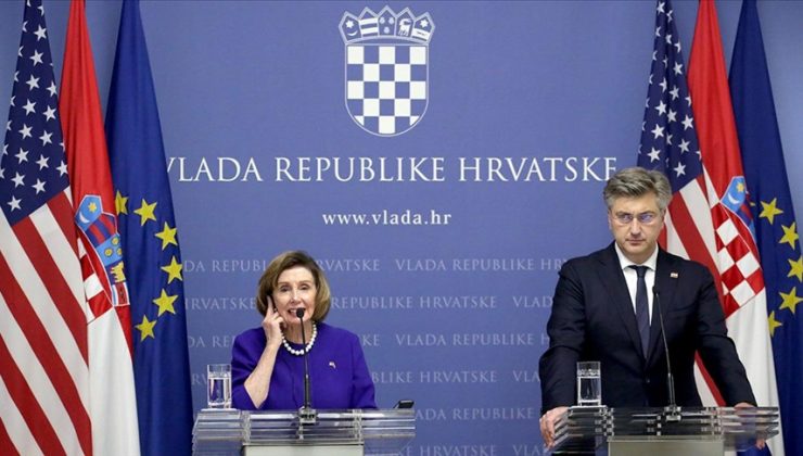 Hırvatistan Başbakanı Plenkovic, ABD Temsilciler Meclisi Başkanı Pelosi’yi kabul etti