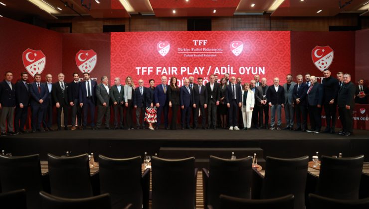 TFF Fair-Play/Adil Oyun Ödülleri sahiplerini buldu