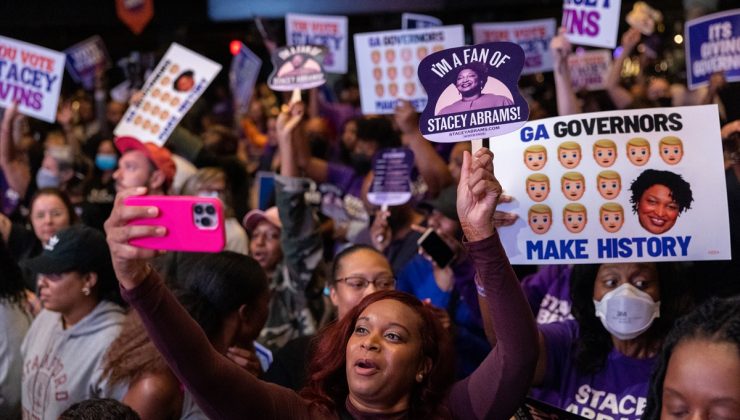 Georgia’da Stacey Abrams mitingi düzenlendi