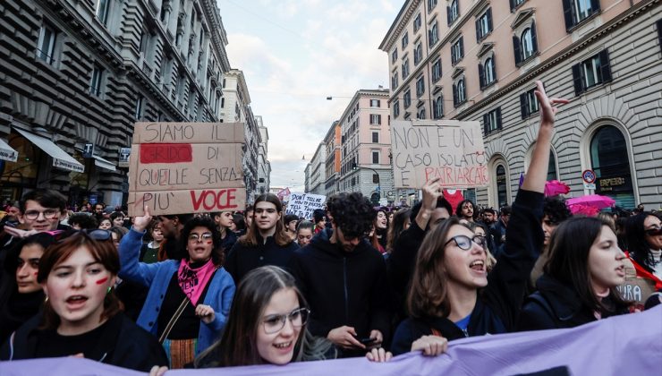 Roma’da kadına şiddete “HAYIR” dendi