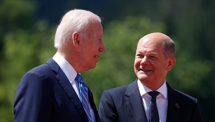 Almanya Başbakanı Scholz, Biden ile görüştü