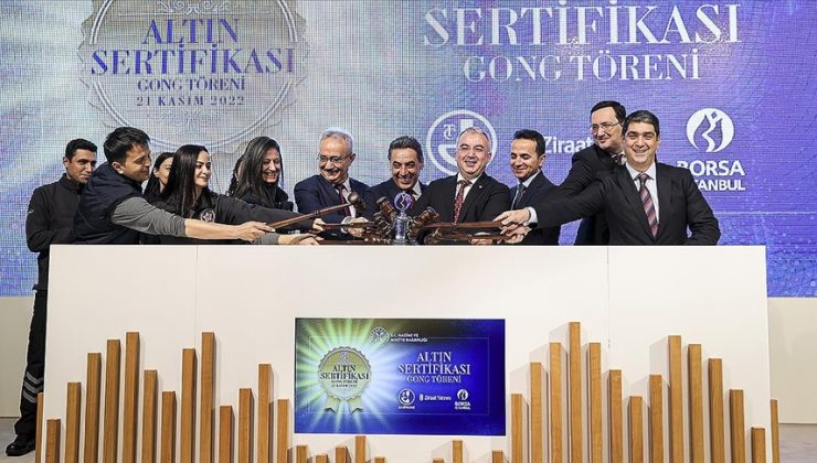 Borsa İstanbul’da gong “Darphane Altın Sertifikası” için çaldı