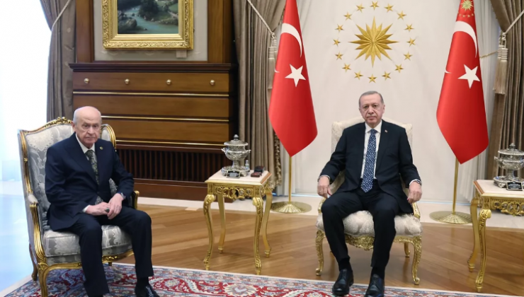 Cumhurbaşkanı Erdoğan, Bahçeli ile görüştü