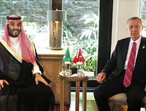 Cumhurbaşkanı Erdoğan, Suudi Veliaht Prensi Selman ile görüştü