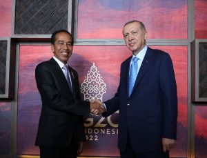 Cumhurbaşkanı Erdoğan, Endonezya Devlet Başkanı Widodo ile görüştü