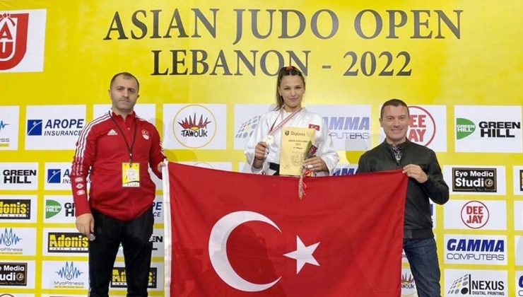 Milli judocu Hatice Vandemir’den altın madalya