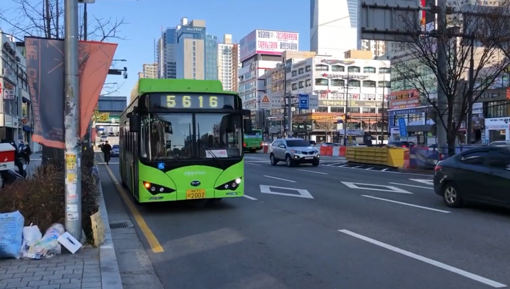 Güney Kore’de şoförsüz otobüsler trafiğe çıktı