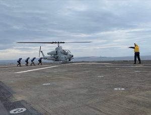 Sea Hawk helikopteri, LHD ANADOLU’ya ilk inişi yaptı