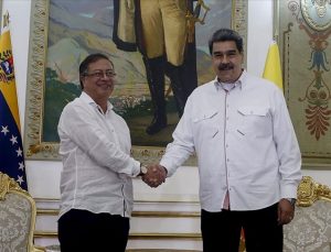 Venezuela ve Kolombiya devlet başkanları bir araya geldi