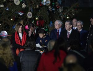 Washington’da yılbaşı ağacı aydınlatma töreni