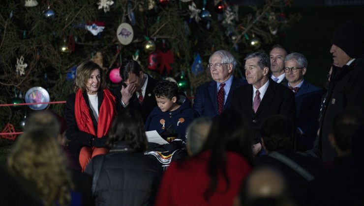 Washington’da yılbaşı ağacı aydınlatma töreni