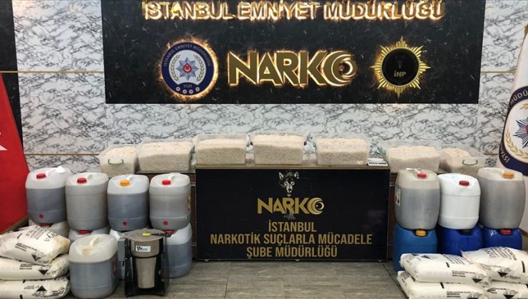 İstanbul’da 500 kilo 750 gram metamfetamin ele geçirildi