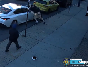 New Yor’ta bir saldırgan trafik polisini darbetti
